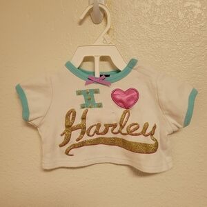 Harley Davidson I ♡ Harley Crop Shirt
